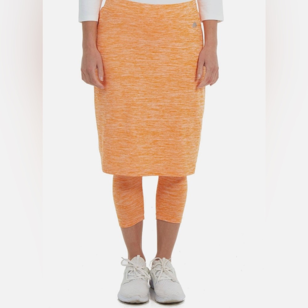 Orange Slush Spacedye Snoga Athletic Skirt